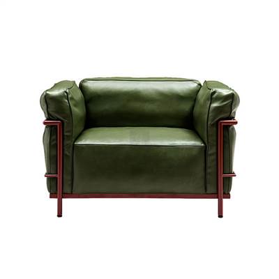 YS意式現代家具-FLD意式現代沙發真皮綠